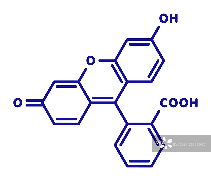 荧光素分子图片素材