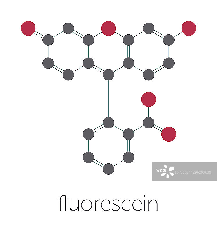 荧光素分子图片素材