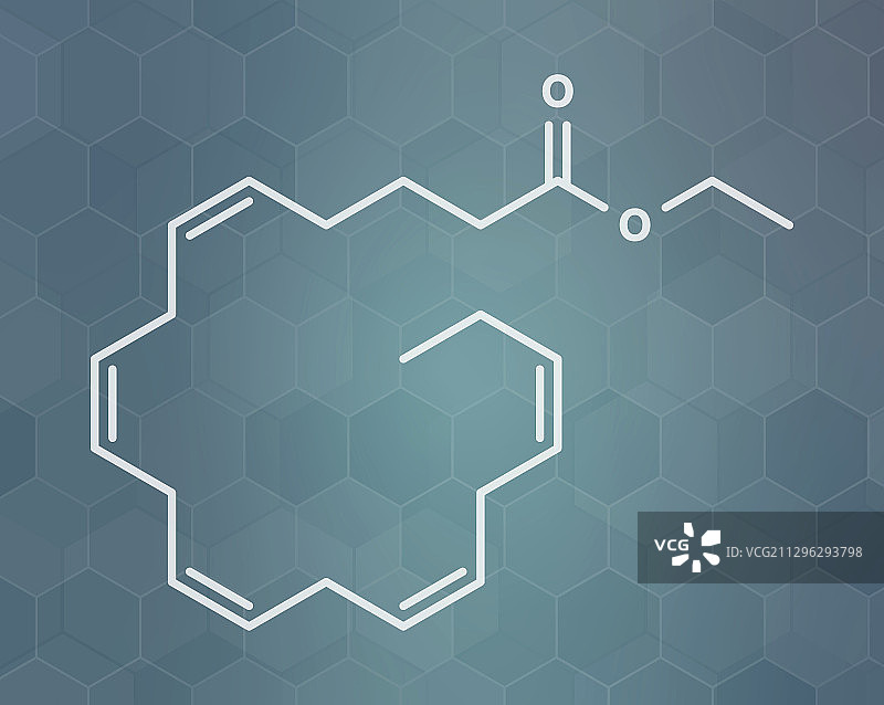 二十碳五烯酸乙酯药物分子图片素材
