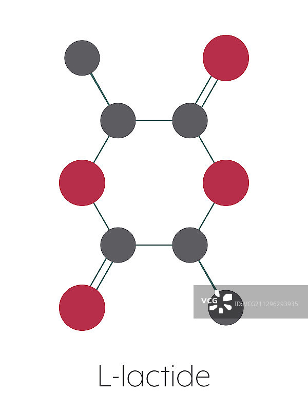 L-丙交酯PLA前体分子图片素材