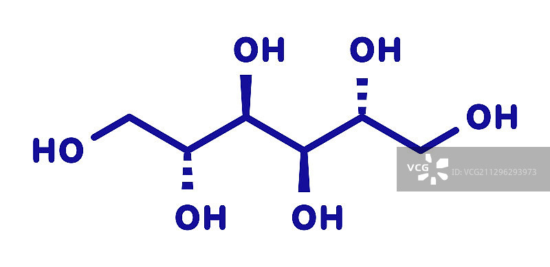甘露醇分子图片素材