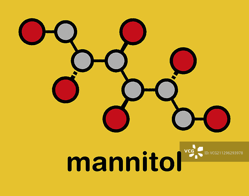 甘露醇分子图片素材