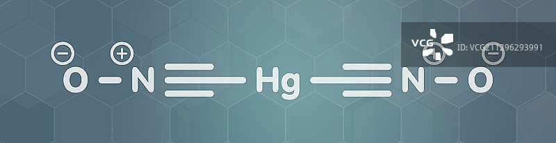 雷酸汞起爆药分子图片素材
