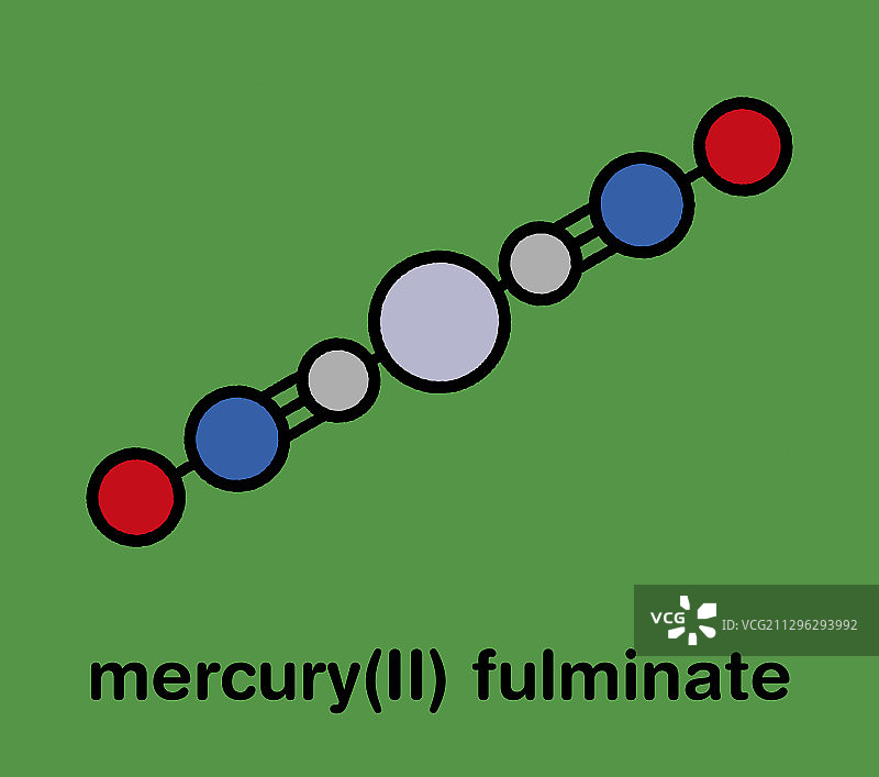 雷酸汞起爆药分子图片素材