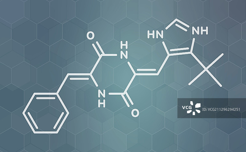 普利那布林抗癌药物分子图片素材