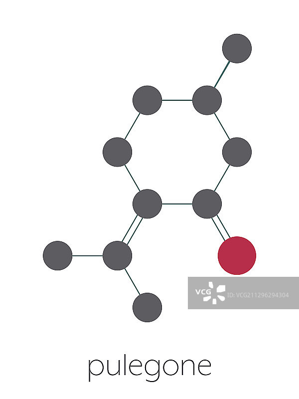 薄荷酮分子图片素材