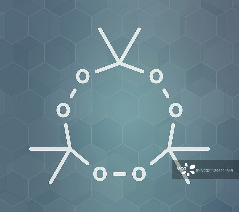 TATP爆炸分子图片素材