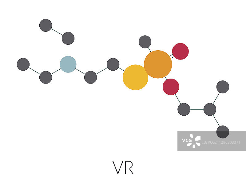 VR神经毒剂分子图片素材