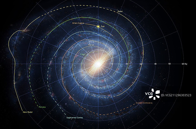 银河系艺术作品图片素材