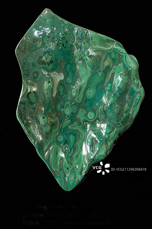 孔雀石抛光板图片素材