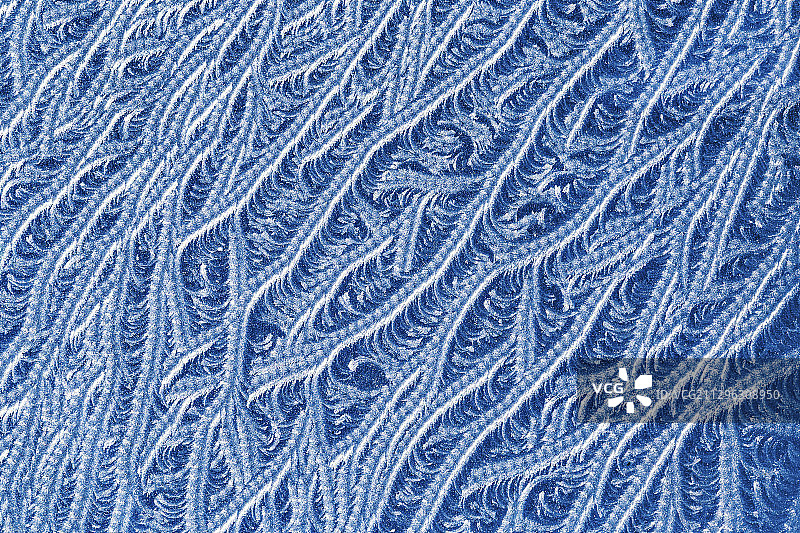 玻璃上的霜花图案图片素材