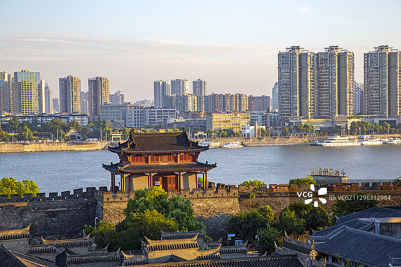 襄阳古城风光图片素材