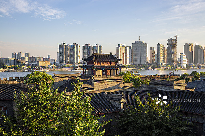 襄阳古城风光图片素材