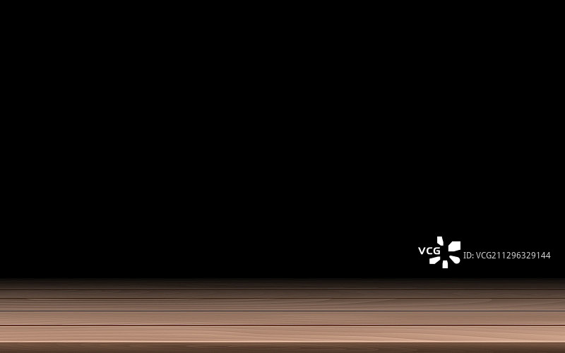 黑暗房间里的木桌图片素材