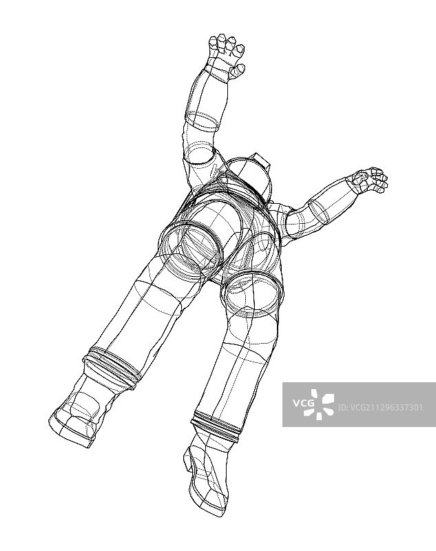 宇航员概念渲染3d图片素材