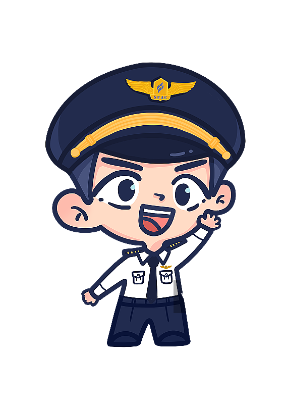 卡通飞行员图片素材