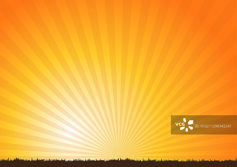 带草地的天空自然背景图片素材