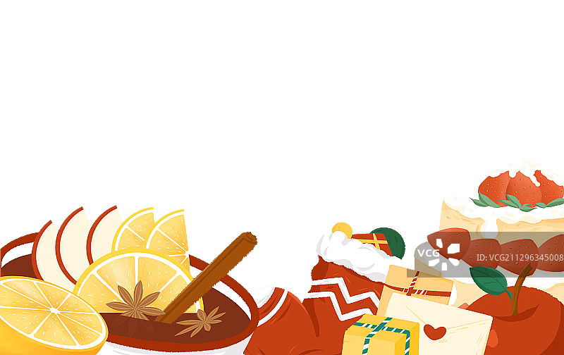 圣诞美食元素图片素材