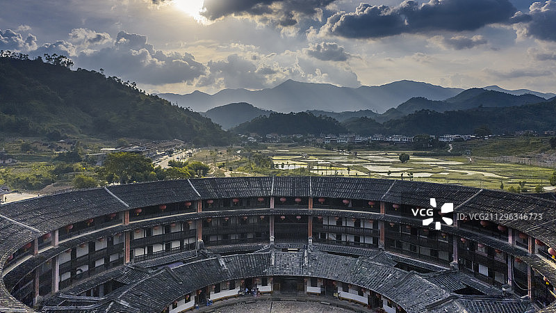 漳州华安二宜楼土楼图片素材