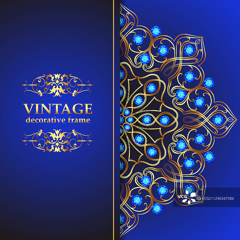 复古花卉风格宣传册和宣传单设计图片素材