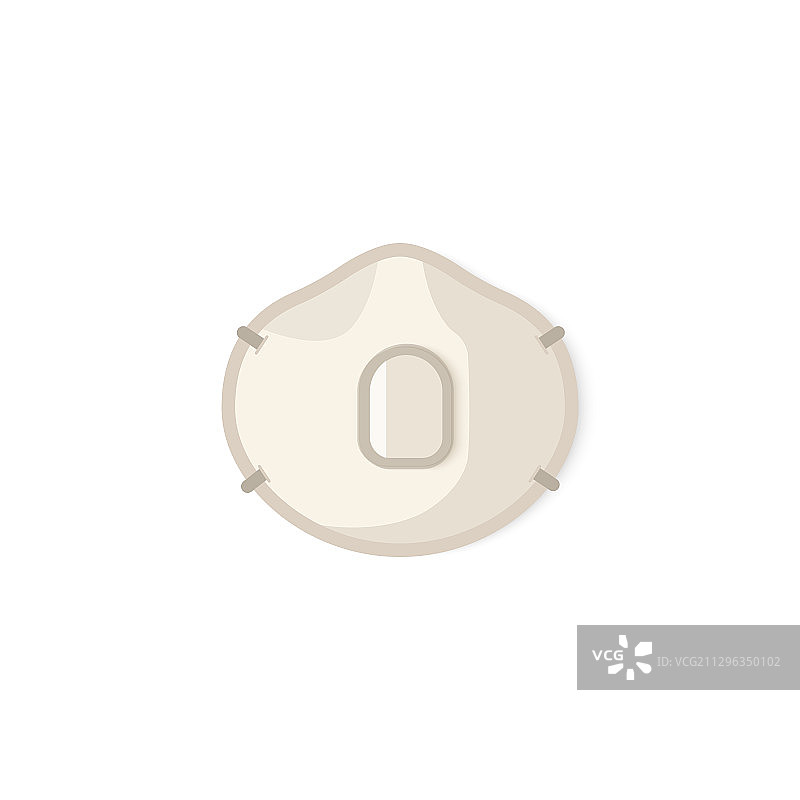 带过滤器的空气净化呼吸器图标图片素材