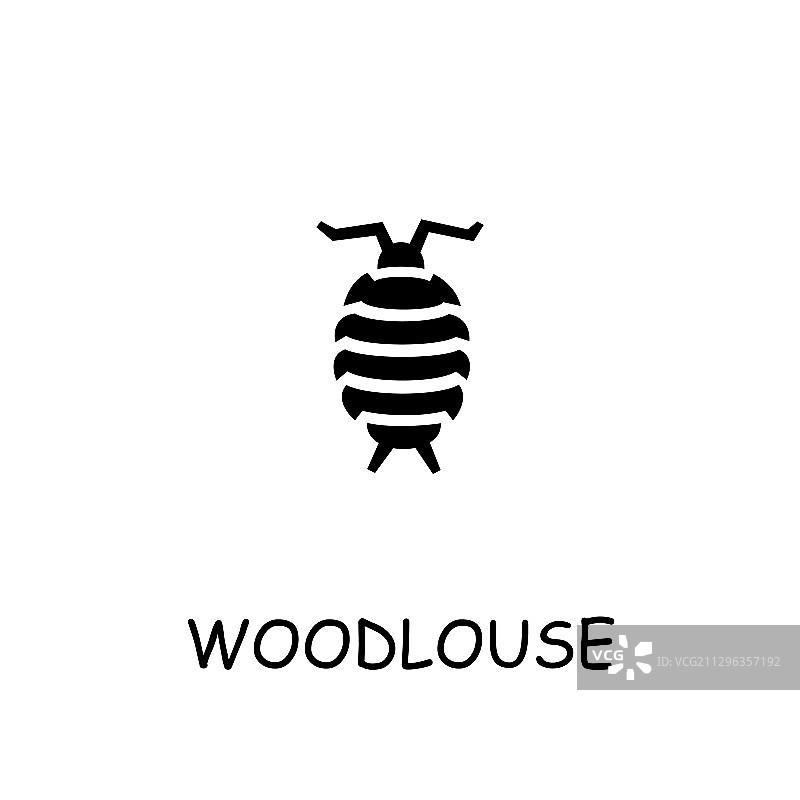 鼠妇扁平图标图片素材