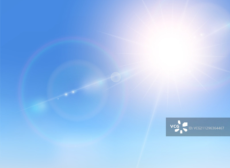 阳光镜头光晕特效图片素材