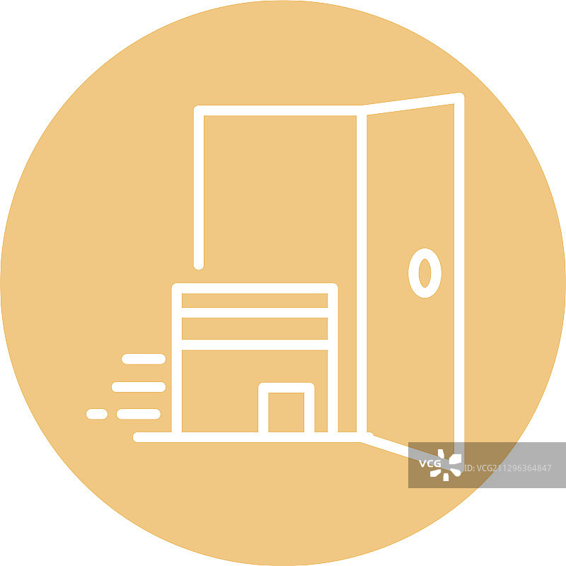 门口的纸板箱货物运输相关图片素材