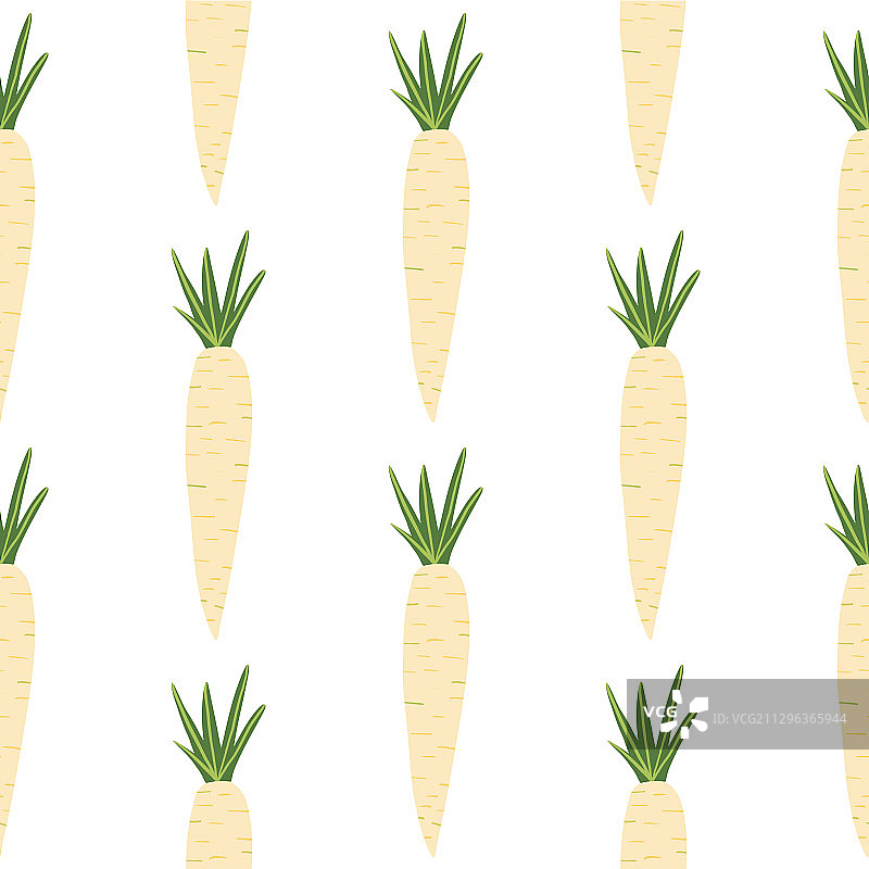 涂鸦风格几何萝卜无缝图案图片素材