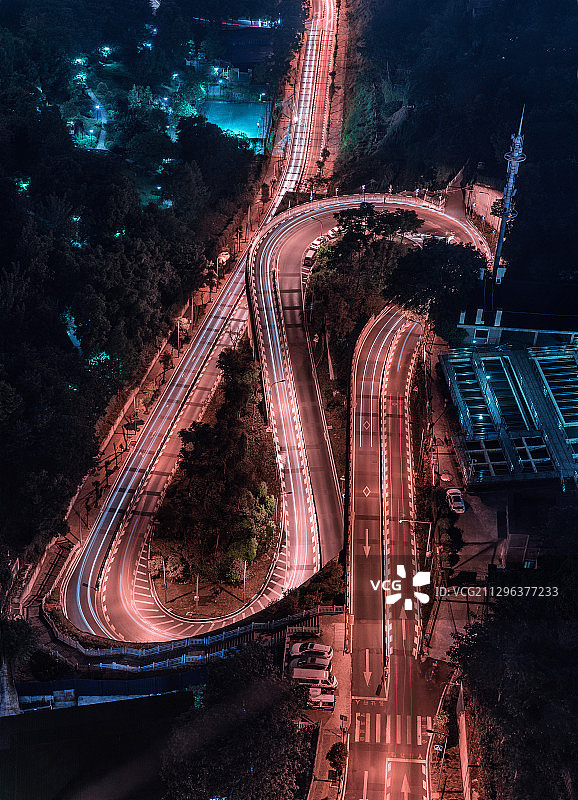 盘山公路图片素材
