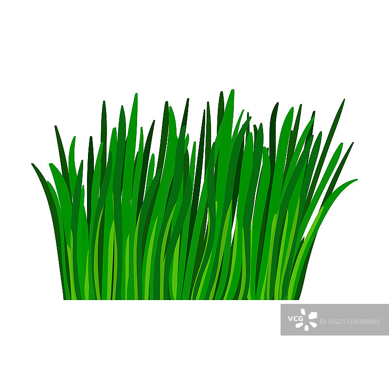 绿草卡通图标图片素材