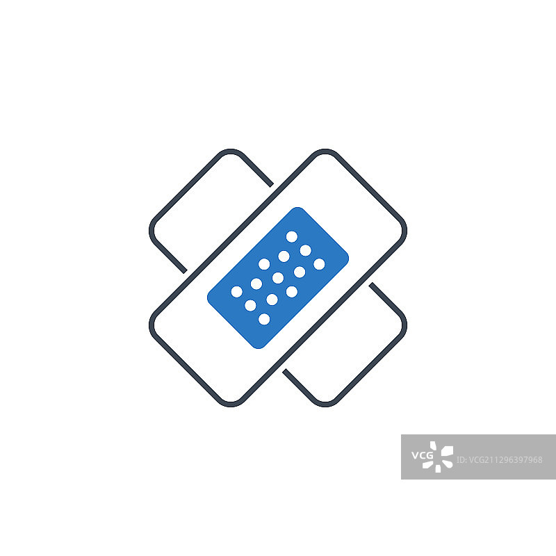 创可贴相关字形图标图片素材