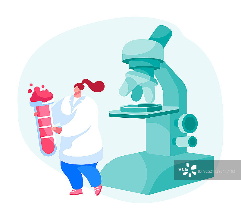 身穿白色医袍的女医生图片素材