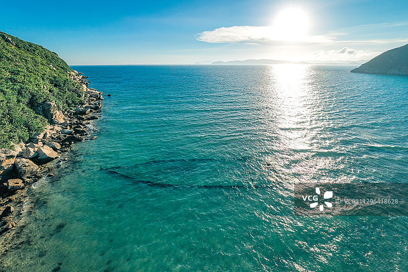 海南大洲岛百年古沉船图片素材