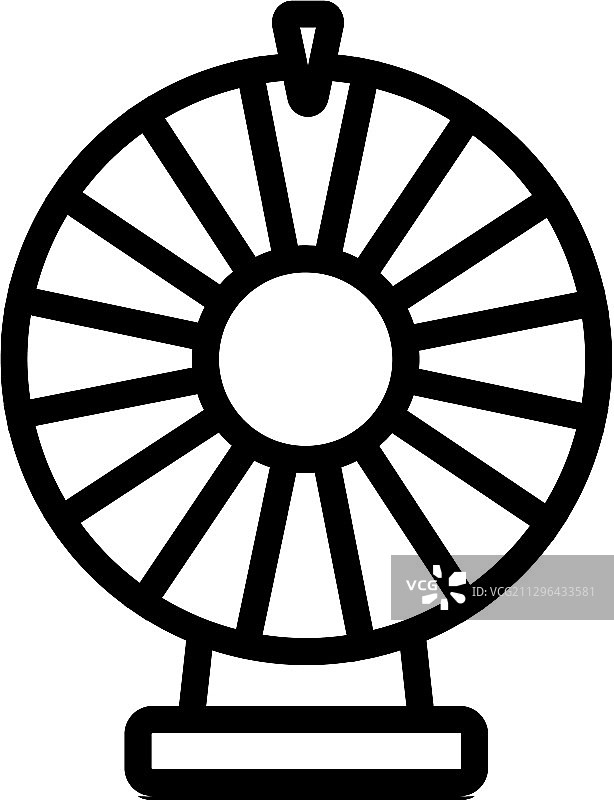 宾果彩票图标轮廓图片素材