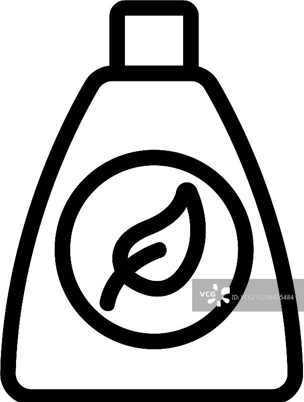 清洁工天然图标轮廓图片素材