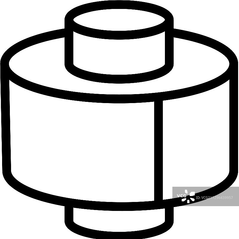 宽卷图标轮廓图片素材