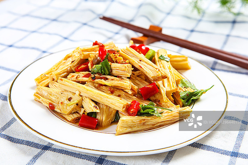 凉拌腐竹图片素材
