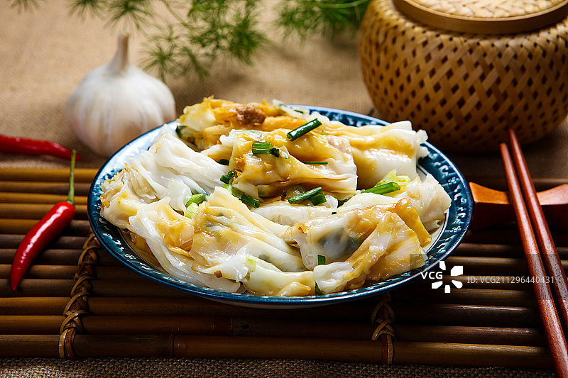 中国菜肠粉图片素材