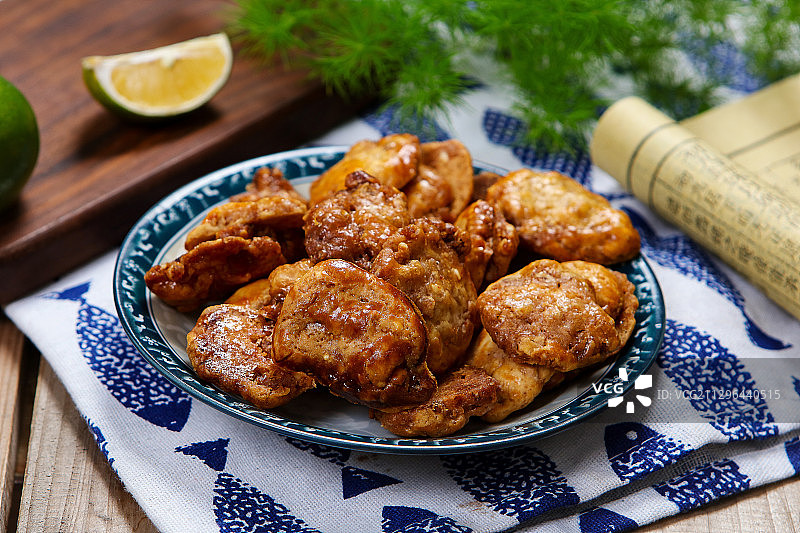 广东特产鸡仔饼图片素材