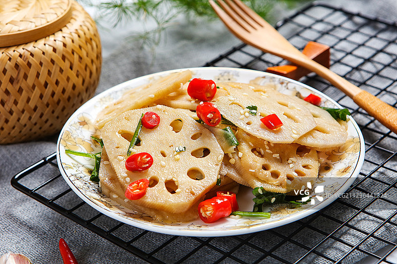 凉拌莲藕图片素材