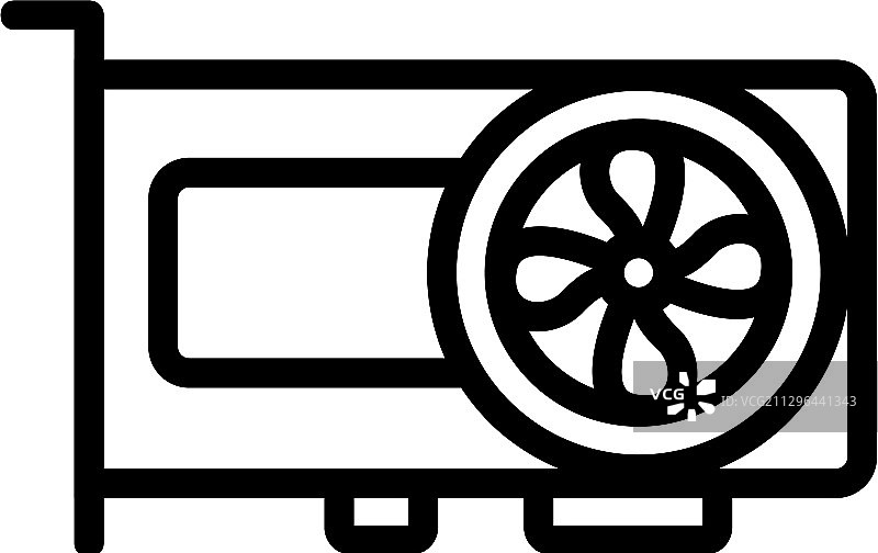 最快显卡图标轮廓图片素材