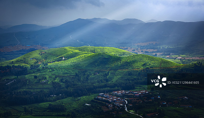 山东省日照市莒县风光图片素材