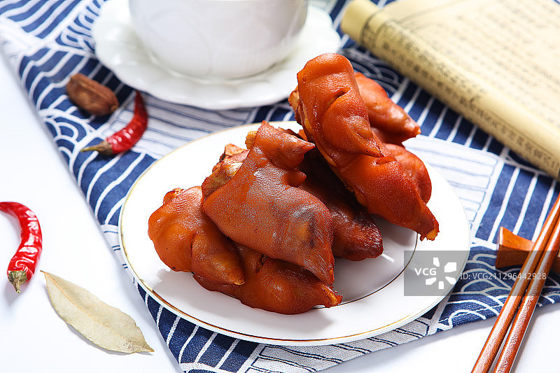 卤猪蹄图片素材