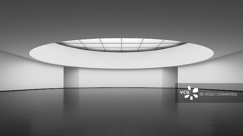 三维渲染的室内空间图片素材