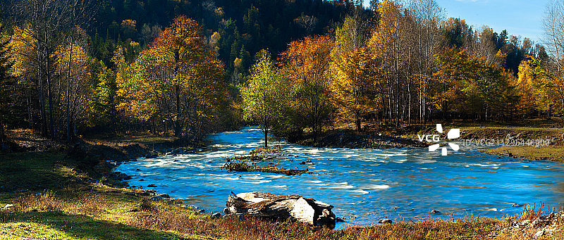 黑龙江省伊春市朗乡风光图片素材