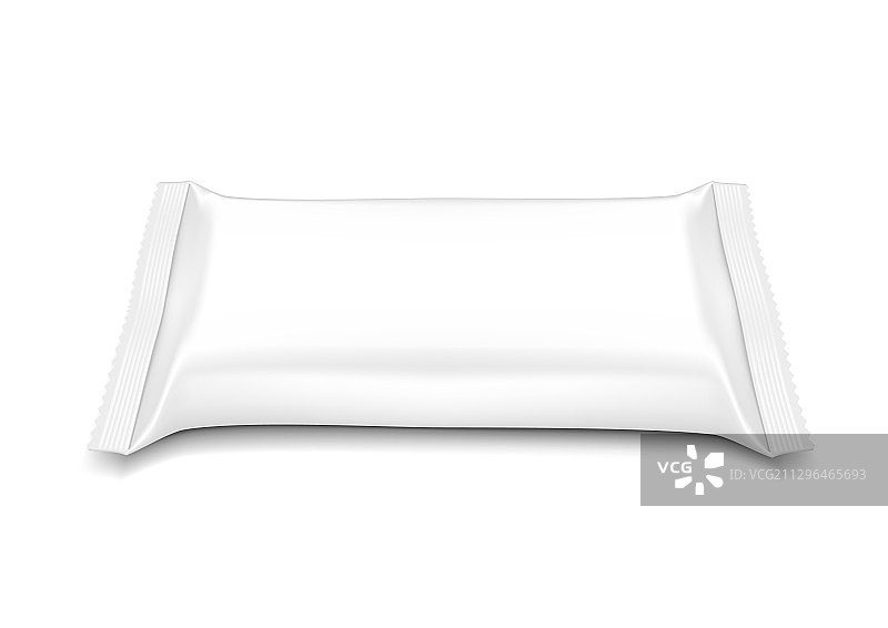 白色背景上的枕头包装图片素材