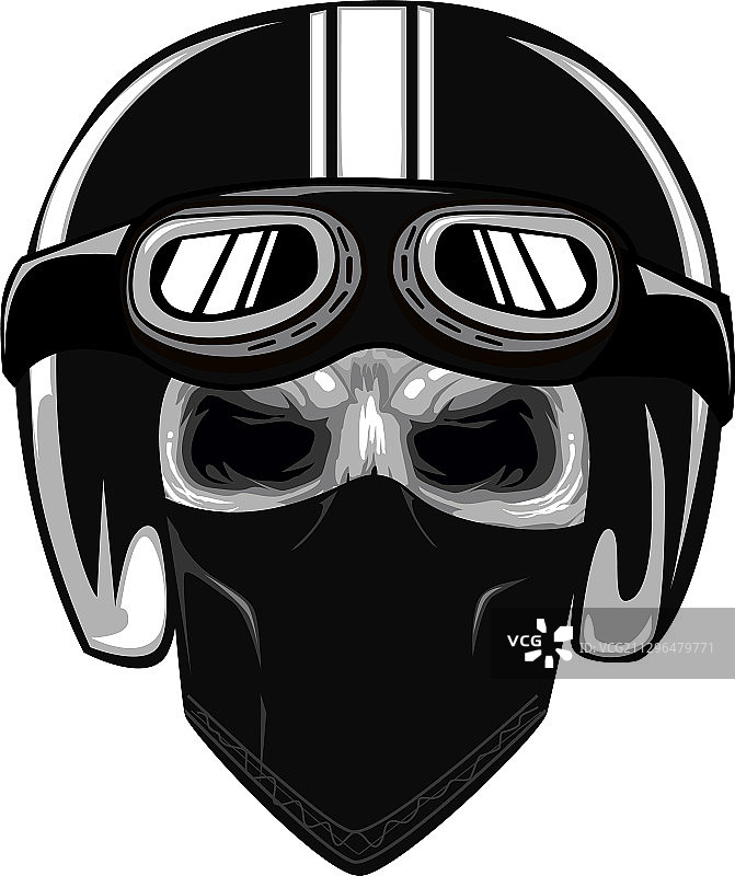 骷髅头发动机内景图片素材