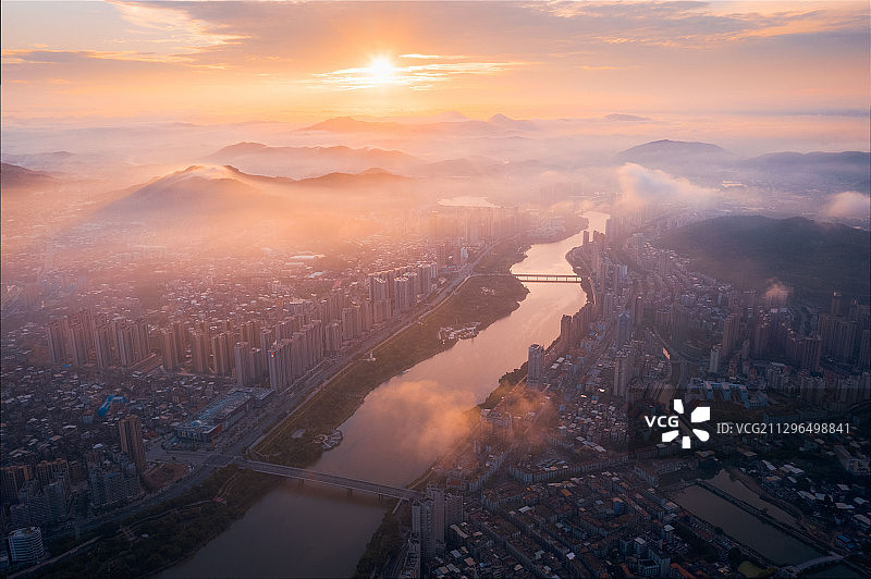 南安日出图片素材