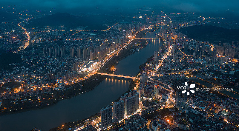 泉州南安夜景图片素材